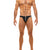 MODUS VIVENDI ZIPPER TANGA BRIEF BLACK