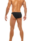 MODUS VIVENDI ZIPPER TANGA BRIEF BLACK