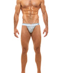 MODUS VIVENDI ZIPPER TANGA BRIEF GREY