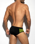 ES COLLECTION DISCO POP SWIM BRIEF BLACK