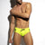 ES COLLECTION DISCO POP SWIM BRIEF NEON YELLOW