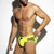 ES COLLECTION DISCO POP SWIM BRIEF NEON YELLOW