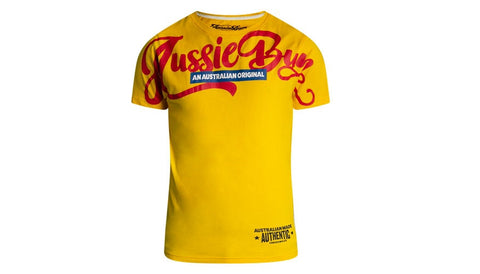 aussieBum Designer Tee Shirts Mate Yellow