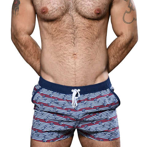 ANDREW CHRISTIAN Anchor Swim Shorts