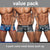 Addicted 3 Pack Camo Mesh Boxer Push Up