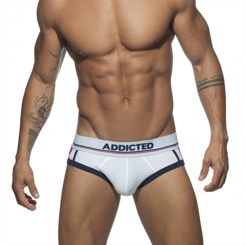 ADDICTED SPORT MESH BRIEF WHITE