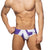 ADDICTED EXTRA-LARGE AD LOGO SWIMWEAR BRIEF VIOLET