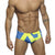 ADDICTED EXTRA-LARGE AD LOGO SWIMWEAR BRIEF BLUE