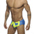 ADDICTED EXTRA-LARGE AD LOGO SWIMWEAR BRIEF BLUE