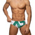 ADDICTED EXTRA-LARGE AD LOGO SWIMWEAR BRIEF WHITE