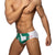 ADDICTED EXTRA-LARGE AD LOGO SWIMWEAR BRIEF WHITE