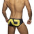ADDICTED EXTRA-LARGE AD LOGO SWIMWEAR BRIEF BLACK