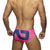 ADDICTED EXTRA-LARGE AD LOGO SWIMWEAR BRIEF FUSCHIA