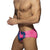 ADDICTED EXTRA-LARGE AD LOGO SWIMWEAR BRIEF FUSCHIA