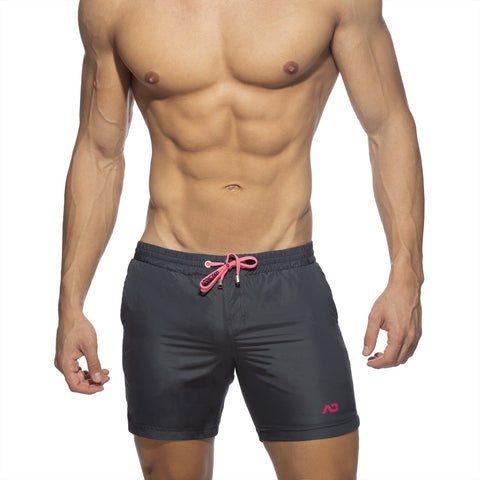 ADDICTED BASIC SWIMWEAR LONG SHORT CHARCOAL