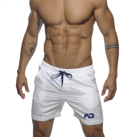 ADDICTED BASIC SWIMWEAR LONG SHORT WHITE