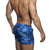 ADDICTED CAMOUFLAGE SWIMWEAR SHORT BLUE