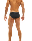 MODUS VIVENDI GLAM MEANDER SWIMWEAR BRIEF BLACK
