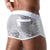 TOF PARIS STAR MINI SHORTS SILVER