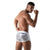TOF PARIS STAR MINI SHORTS SILVER