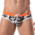 TOF PARIS ICONIC SWIM BRIEFS CAMO GREY