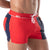 TOF PARIS HOLIDAYS SWIM SHORTS RED