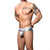 ANDREW CHRISTIAN Metallic Silver Brief w/ ALMOST NAKED