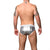 ANDREW CHRISTIAN Metallic Silver Brief w/ ALMOST NAKED