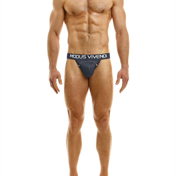 MODUS VIVENDI JEANS TANGA BRIEF BLUE