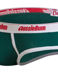 aussieBum Classic Original Briefs Green Marle