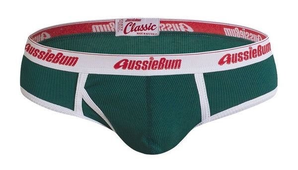 aussieBum Classic Original Briefs Green Marle