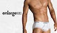 aussieBum Enlarge 2.0 Briefs White