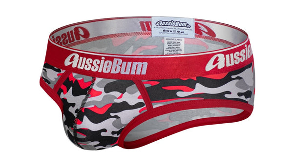 aussieBum CottonSoft 2.0 Briefs Camo Red
