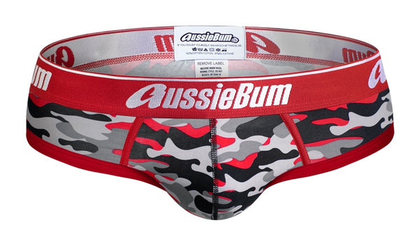 aussieBum CottonSoft 2.0 Briefs Camo Red