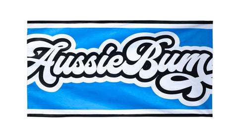 aussieBum Towel Black Blue
