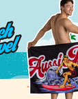 aussieBum Towel Surfer Black