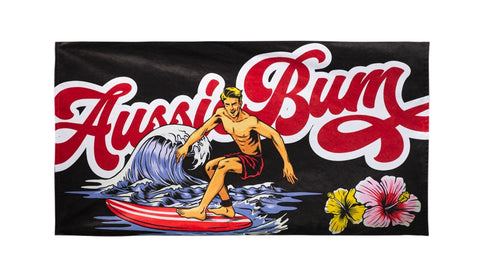 aussieBum Towel Surfer Black