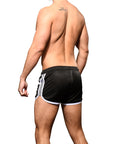 ANDREW CHRISTIAN Sports Mesh Swim Shorts Black