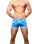 ANDREW CHRISTIAN Sports Mesh Swim Shorts Blue