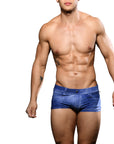 ANDREW CHRISTIAN Denim Swimwear Trunk