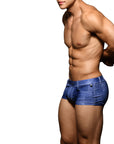 ANDREW CHRISTIAN Denim Swimwear Trunk