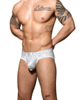 ANDREW CHRISTIAN Metallic Snow Brief w/ ALMOST NAKED®