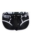 ANDREW CHRISTIAN Mesh Football Brief w/ ALMOST NAKED Black