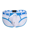 ANDREW CHRISTIAN Mesh Football Brief w/ ALMOST NAKED® White