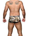 ANDREW CHRISTIAN Camouflage Pocket Boxer w/ ALMOST NAKED