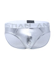 ANDREW CHRISTIAN Metallic Silver Brief w/ ALMOST NAKED®