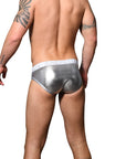 ANDREW CHRISTIAN Metallic Silver Brief w/ ALMOST NAKED®