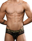 ANDREW CHRISTIAN MASSIVE Slick Net Brief w ALMOST NAKED