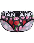 ANDREW CHRISTIAN Floral Mesh Brief w/ ALMOST NAKED®