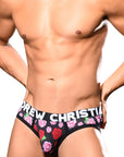 ANDREW CHRISTIAN Floral Mesh Brief w/ ALMOST NAKED®